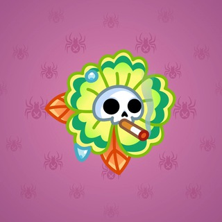 Skull Flower #7032