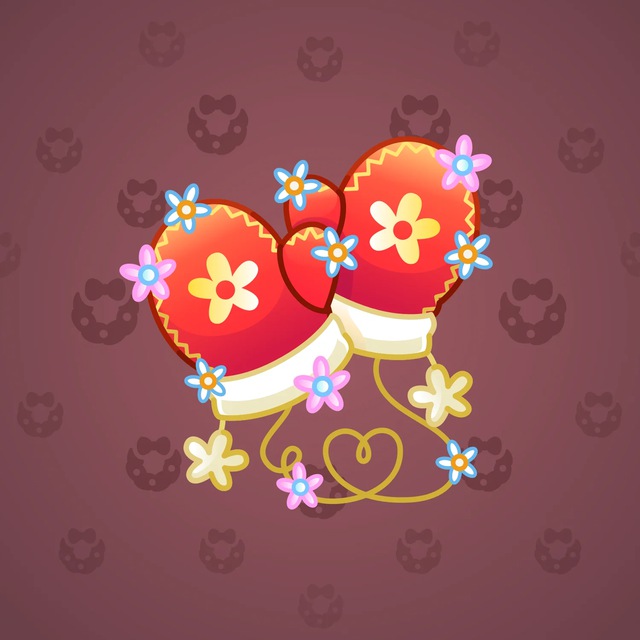NFT-подарок Snow Mittens In Bloom