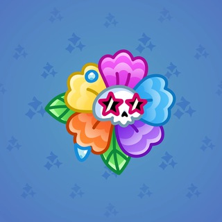 Skull Flower #15303