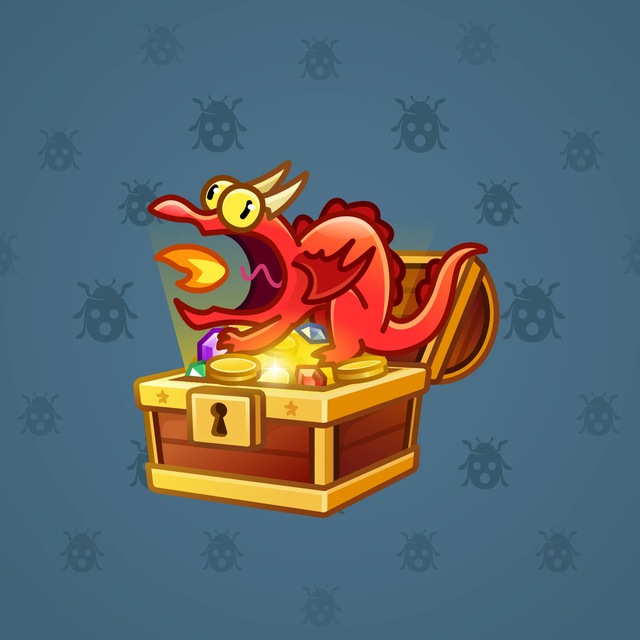 NFT-подарок Spring Basket Dragon Hoard
