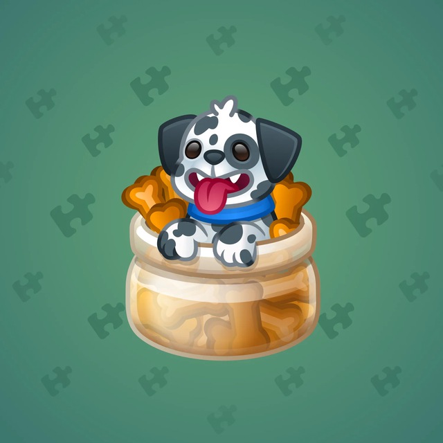 NFT-подарок Spring Basket Dalmatian Pup