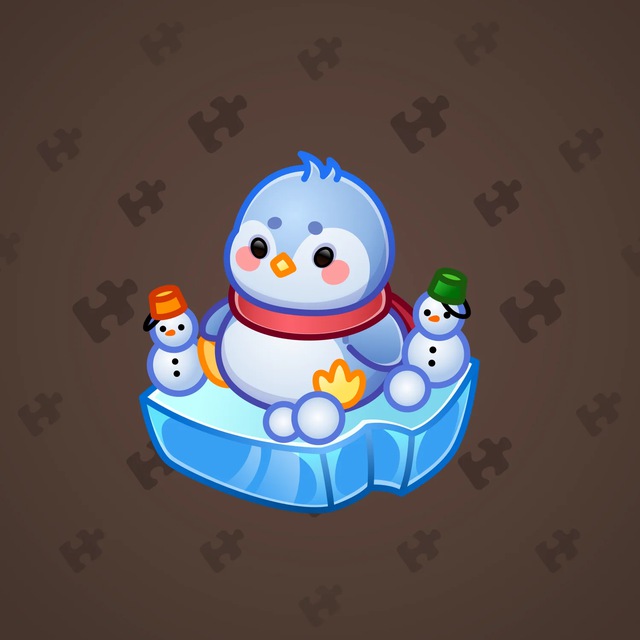 NFT-подарок Spring Basket Penguin