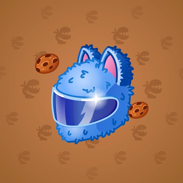 NFT-подарок Neko Helmet Cookie Monster