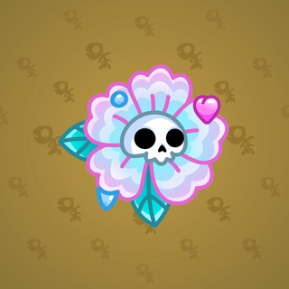 Skull Flower #12395