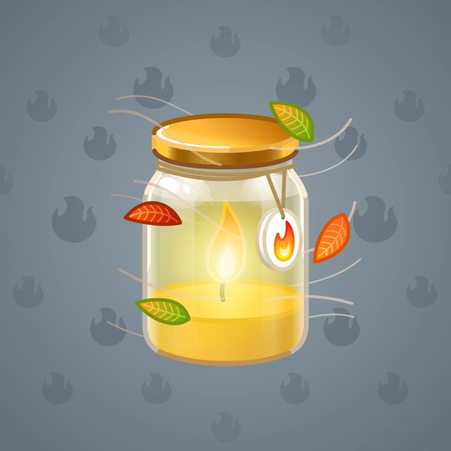 NFT-подарок Restless Jar Autumn Candle