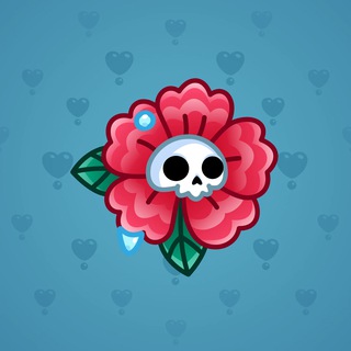 Skull Flower #7066