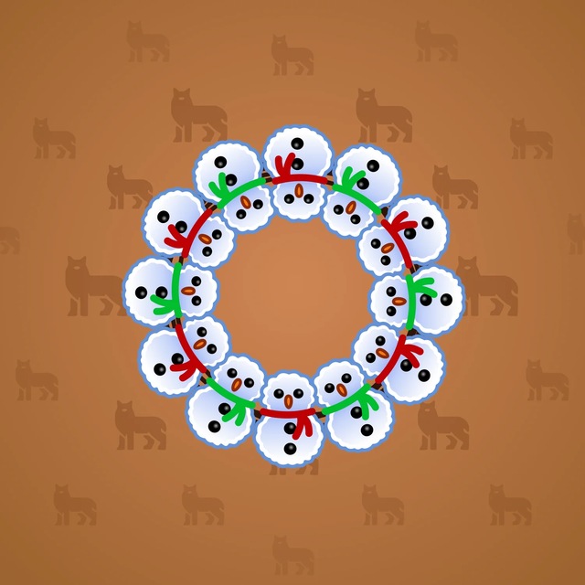 NFT-подарок Winter Wreath Snowman