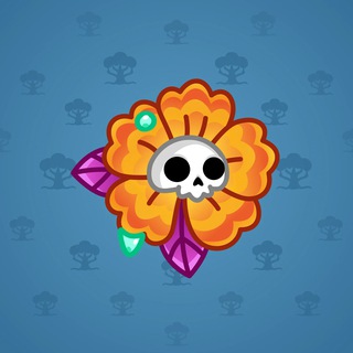 Skull Flower #11195