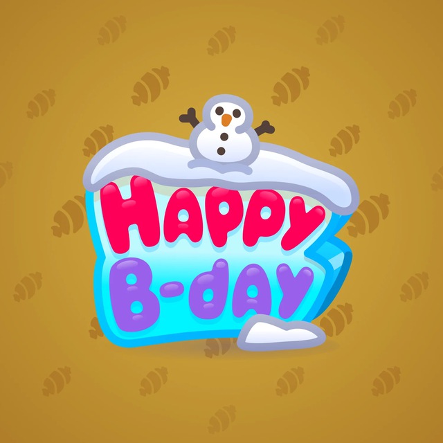 NFT-подарок B-Day Candle Winter Fun
