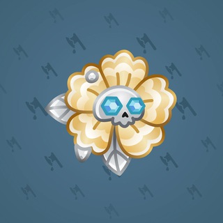 Skull Flower #7830