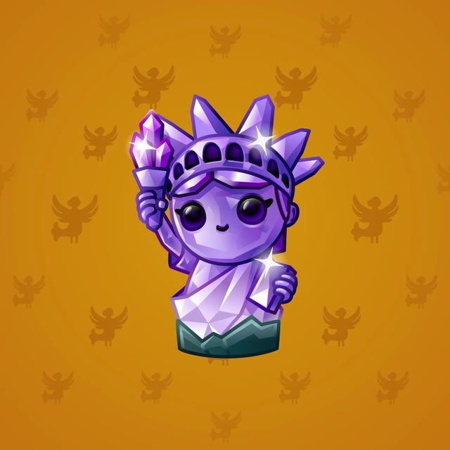 NFT-подарок Liberty Figure Amethyst