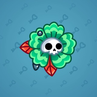 Skull Flower #7724