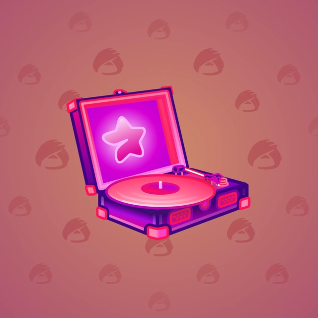 NFT-подарок Record Player Purple Swag
