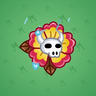 Skull Flower #10779