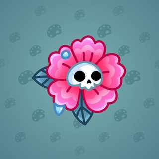 Skull Flower #2177