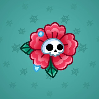 Skull Flower #7743