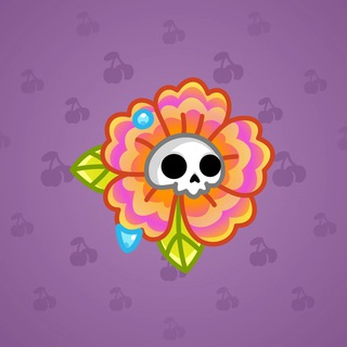 Skull Flower #5364