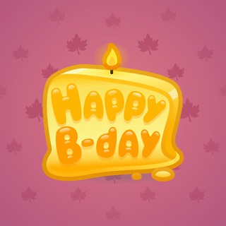 B-Day Candle #30462