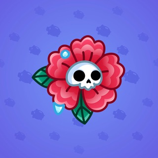 Skull Flower #10741