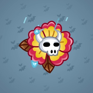 Skull Flower #11238