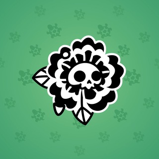 Skull Flower #10614