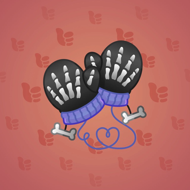 NFT-подарок Snow Mittens Skellington
