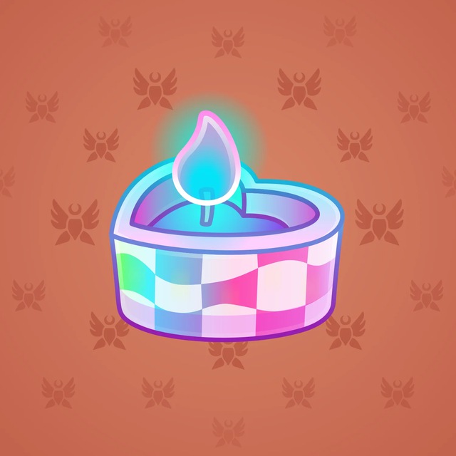 NFT-подарок Love Candle Blue Vapor