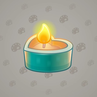 Love Candle #1196