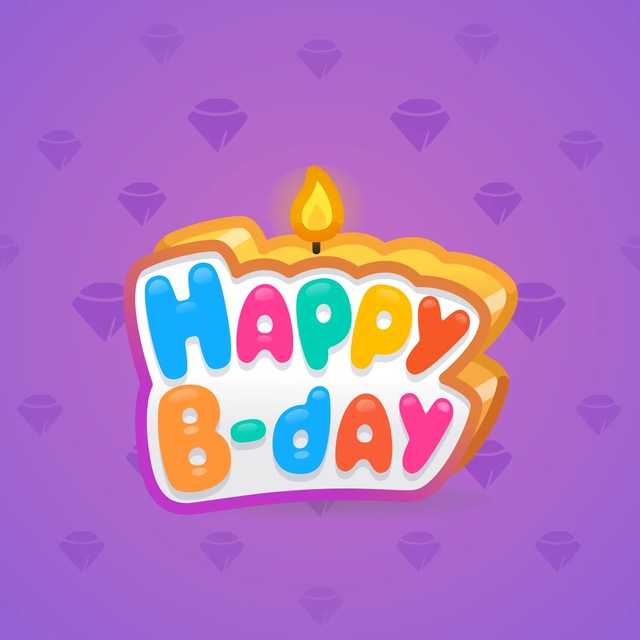 NFT-подарок B-Day Candle Golden Hour