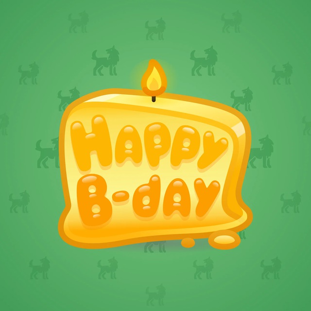 NFT-подарок B-Day Candle Melted Butter