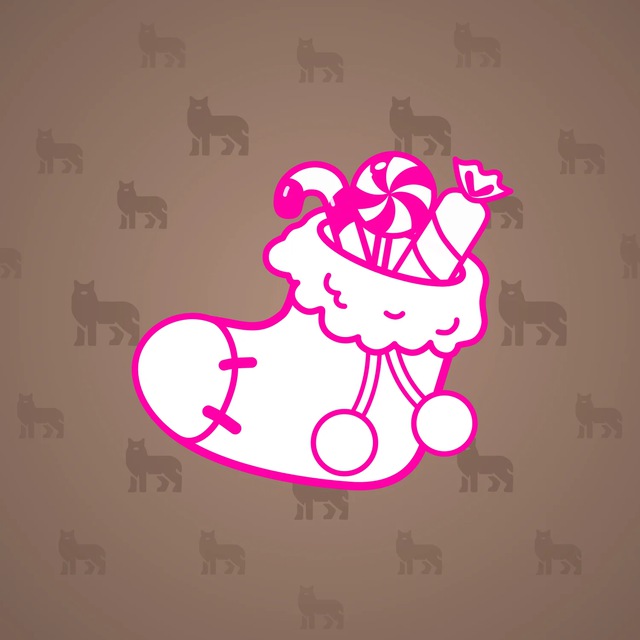 NFT-подарок Xmas Stocking Pink Ink