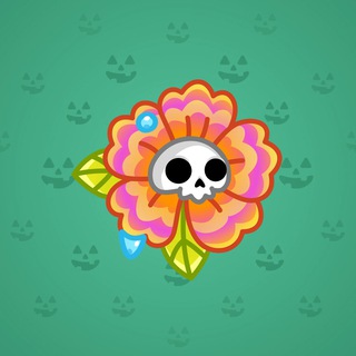 Skull Flower #2537