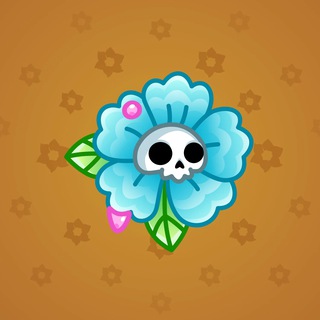 Skull Flower #5420