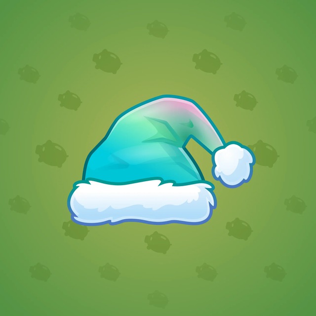 NFT-подарок Santa Hat Aurora Borealis