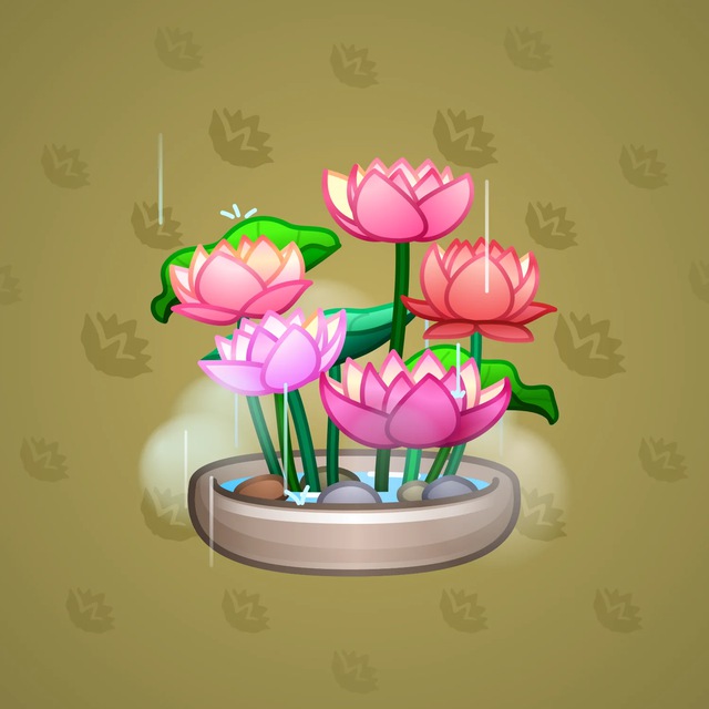NFT-подарок Lush Bouquet Lotus Garden