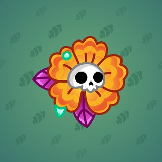 Skull Flower #17875