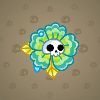 Skull Flower #14932