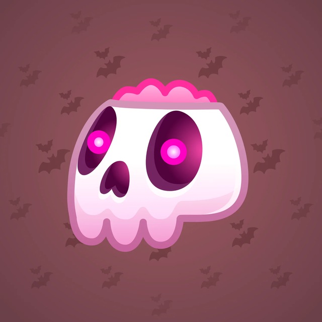 NFT-подарок Electric Skull Half Alive
