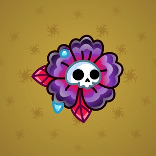 Skull Flower #7495