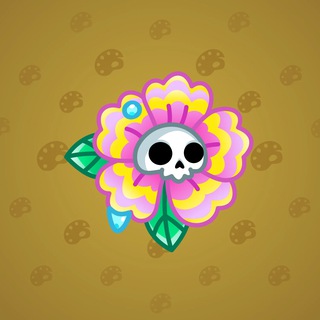 Skull Flower #17439