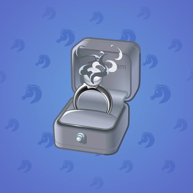 NFT-подарок Diamond Ring Silver Smoke