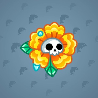 Skull Flower #12740