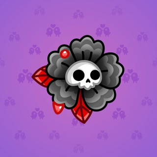 Skull Flower #13681