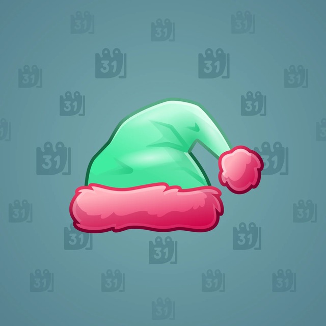 NFT-подарок Santa Hat Candy Coral