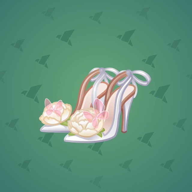 NFT-подарок Sky Stilettos White Rose