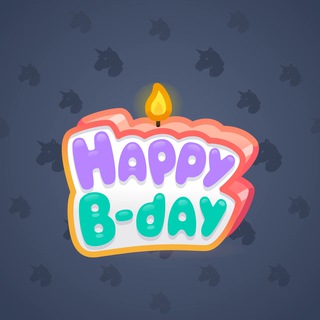 B-Day Candle #46054