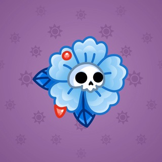 Skull Flower #12640