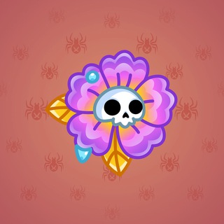 Skull Flower #17275