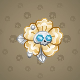 Skull Flower #6855