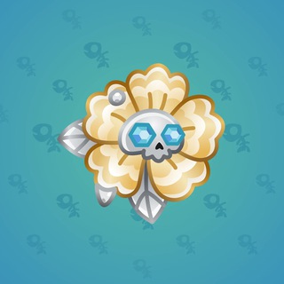 Skull Flower #19736